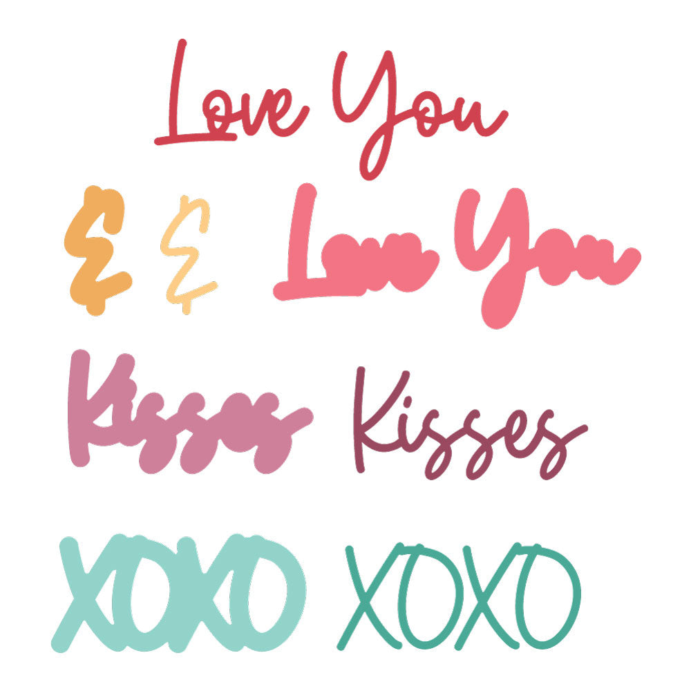 Honey Bee Great Greetings Love Dies hbds-gglve Product Image