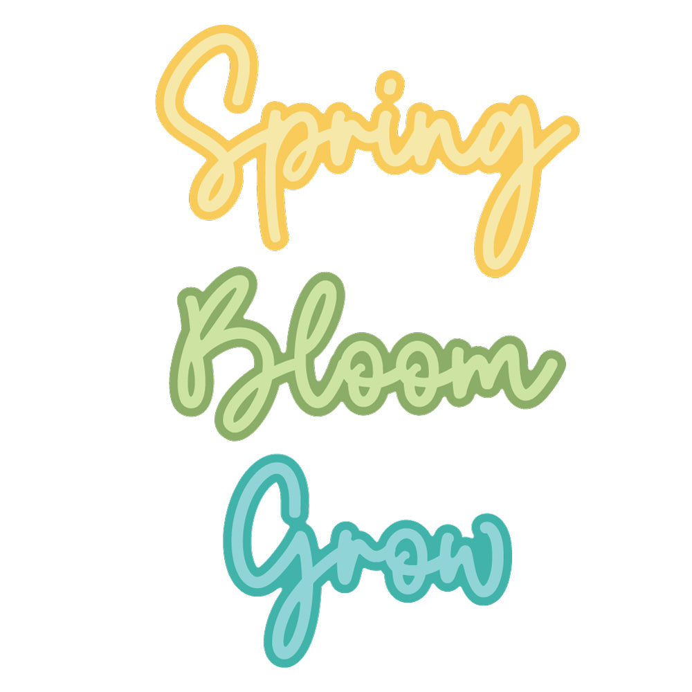 Honey Bee Great Greetings Spring Dies hbds-ggsprng