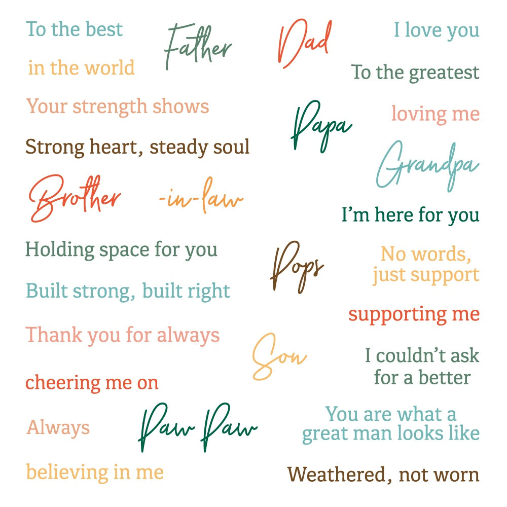 Honey Bee Great Man Clear Stamps hbst-676