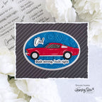 Honey Bee Great Man Dies hbds-676 Built Strong Dad Card