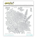Honey Bee Harvest Bloom Clear Stamps Dies And Stencils Bundle Packaging Image