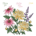 Honey Bee Harvest Bloom Clear Stamps hbst-698 Sending You Love Sentiments