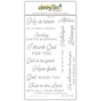 Honey Bee He is Risen Clear Stamp Set hbst-327