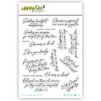 Honey Bee Heartfelt Condolences Clear Stamps hbst-640 Product Image