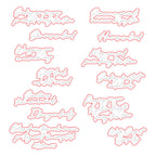 Honey Bee Heartfelt Condolences Stamps And Dies Bundle Packaged Wafer thin diecut lines mock up