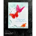 Honey Bee Heartfelt Condolences Stamps And Dies Bundle Sympathy Card