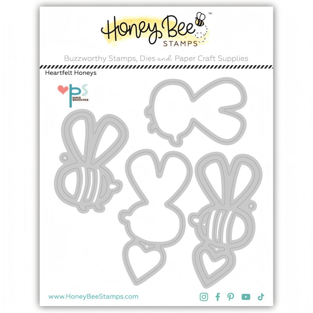 Honey Bee Heartfelt Honeys Dies hbds-hrtfhon Product Image