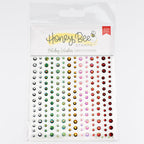 Honey Bee Holiday Wishes Gem Stickers hbgs-045