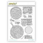 Honey Bee Homemade With Love  Clear Stamps And Dies Bundle HBST-619 set
