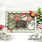 Honey Bee Homemade With Love Clear Stamps hbst-619 Christmas Cookies Card | color-code:ALT01