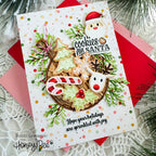 Honey Bee Homemade With Love Clear Stamps hbst-619 Cookies For Santa Card