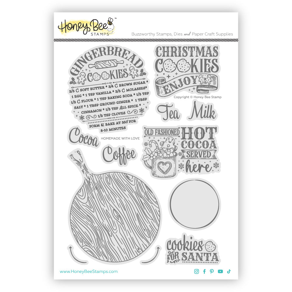 Honey Bee Homemade With Love Clear Stamps hbst-619 Product View