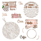 Honey Bee Homemade With Love Dies hbds-619 Christmas Sentiments