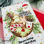 Honey Bee Homemade With Love Dies hbds-619 Cookies For Santa Card
