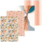 Honey Bee Homestead Hues 6 x 8.5 Paper Pad hbpa-065 Corals