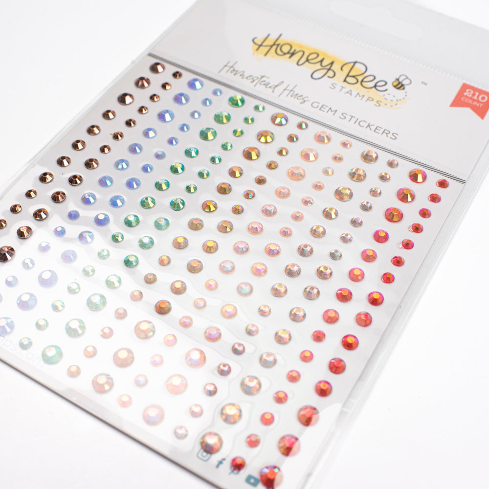 Honey Bee Homestead Hues Gem Stickers hbgs-055 Detailed Image