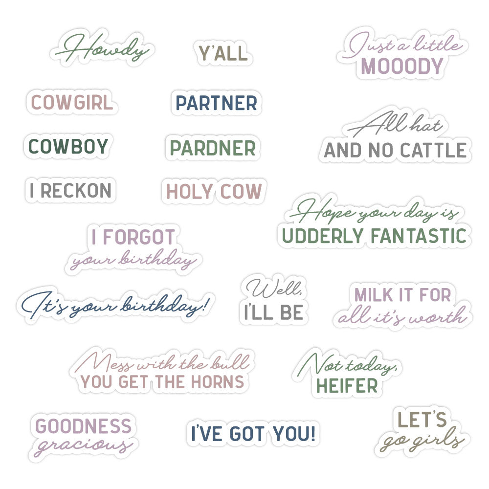 Honey Bee Howdy Y'all Clear Stamps hbst-647