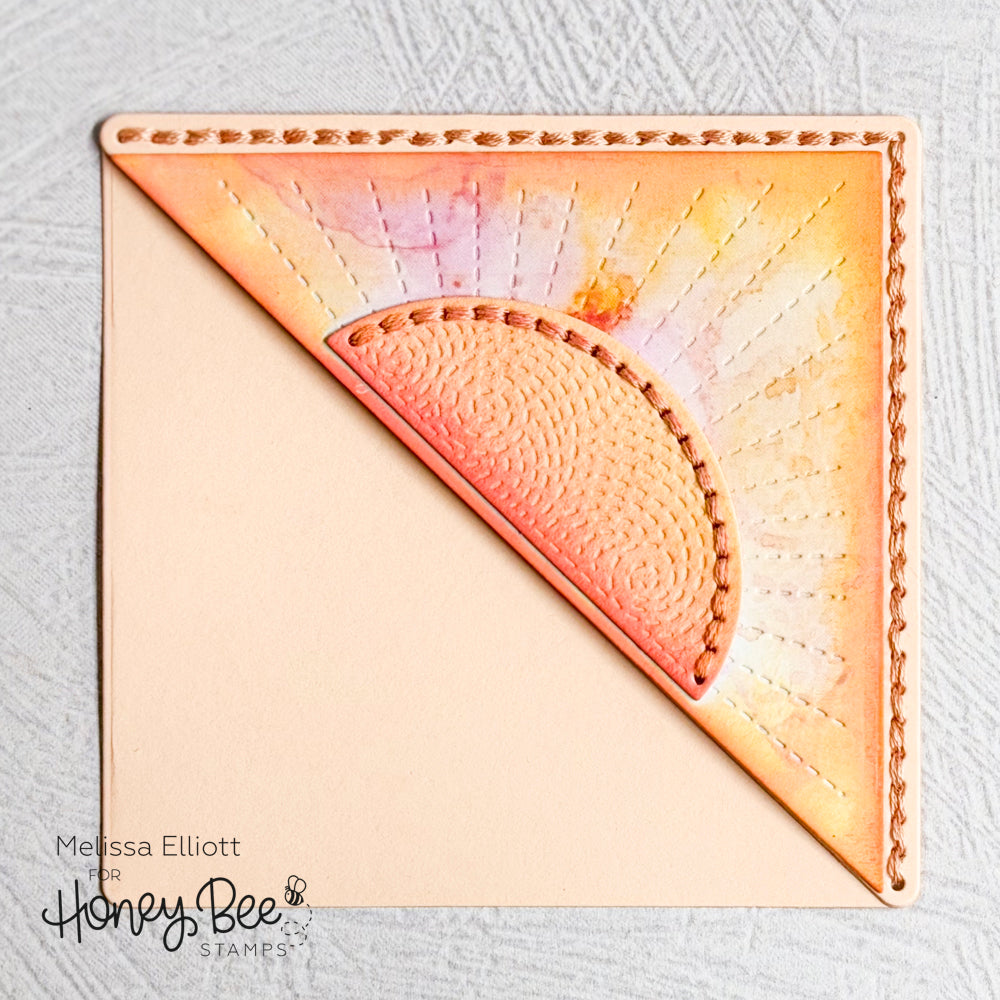 Honey Bee In Stitches Bookmarked Dies hbds-bkmkis Sunshine