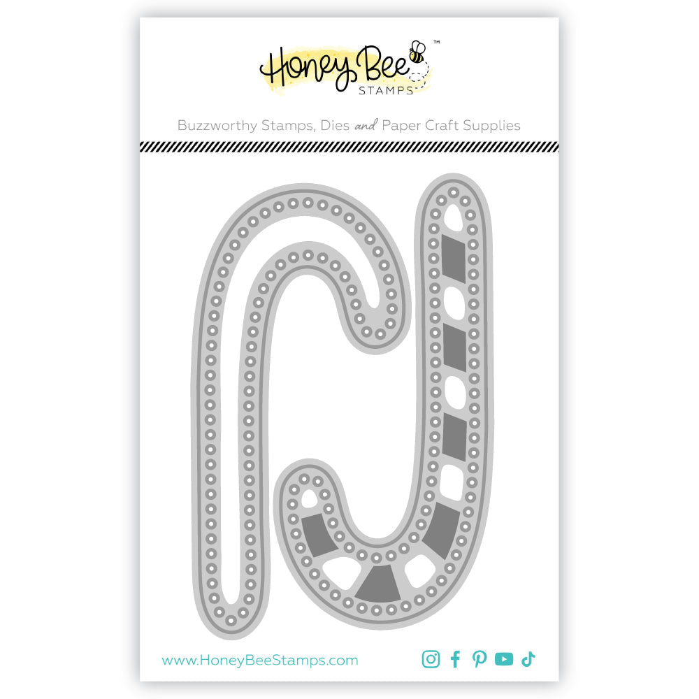 Honey Bee In Stitches Candy Cane Dies hbds-ccneis Product Image