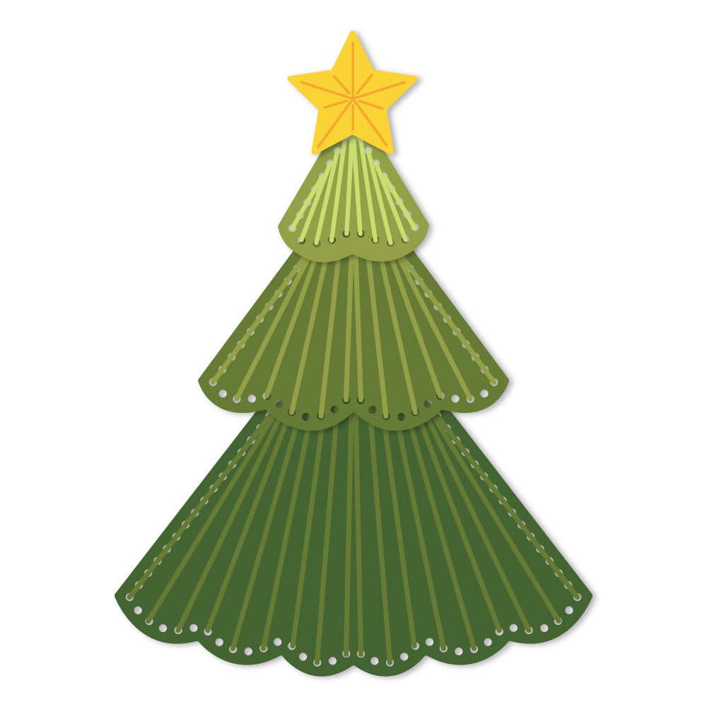 Honey Bee In Stitches Christmas Tree Dies hbds-ctreis