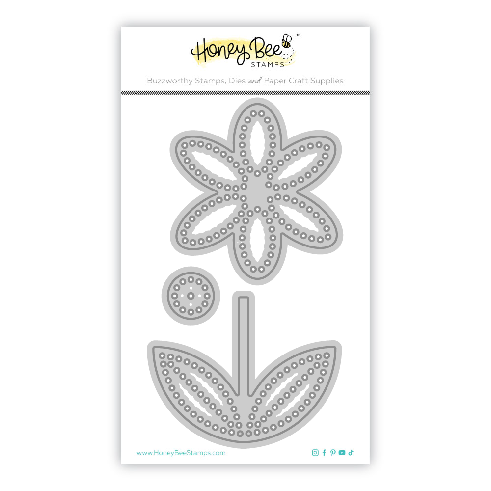 Honey Bee In Stitches Daisy Dies hbds-dsyis Packaging View