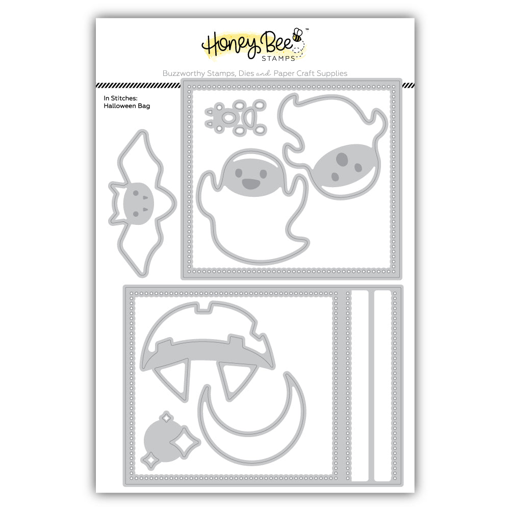 Honey Bee In Stitches Halloween Bag Dies hbds-halbgis