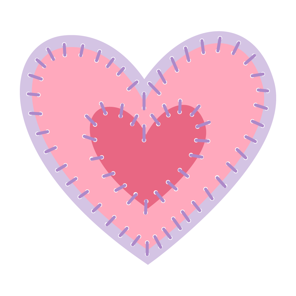 Honey Bee In Stitches Hearts Dies hbds-hrtis Detailed Image
