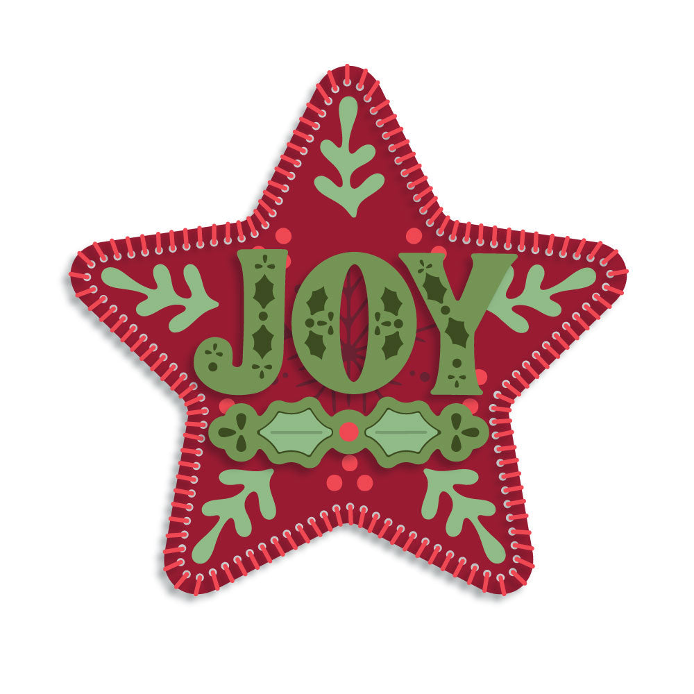 Honey Bee In Stitches Joyful Star Dies hbds-jyflstis