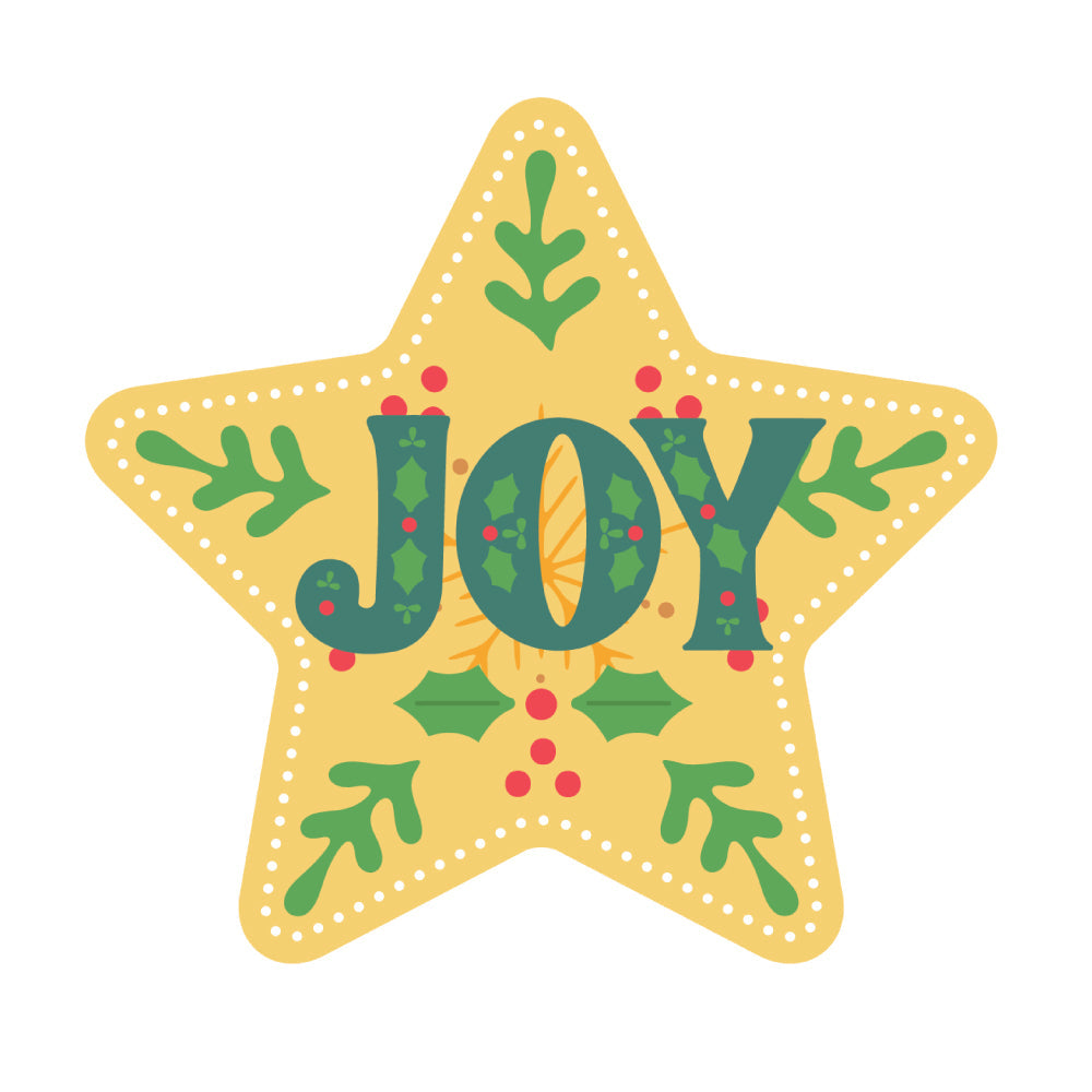 Honey Bee In Stitches Joyful Star Dies hbds-jyflstis Christmas Joy