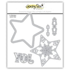 Honey Bee In Stitches Joyful Star Dies hbds-jyflstis Packaging Image