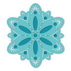 Honey Bee In Stitches Snowflakes Dies hbds-snflis