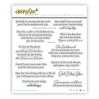 Honey Bee Inside Sentiments God's Love Clear Stamps And Dies Bundle HBST-673-Packaged