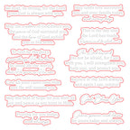 Honey Bee Inside Sentiments God's Love Clear Stamps And Dies Bundle Inside-Sentiments-God_s-Love-coord-dies-sample
