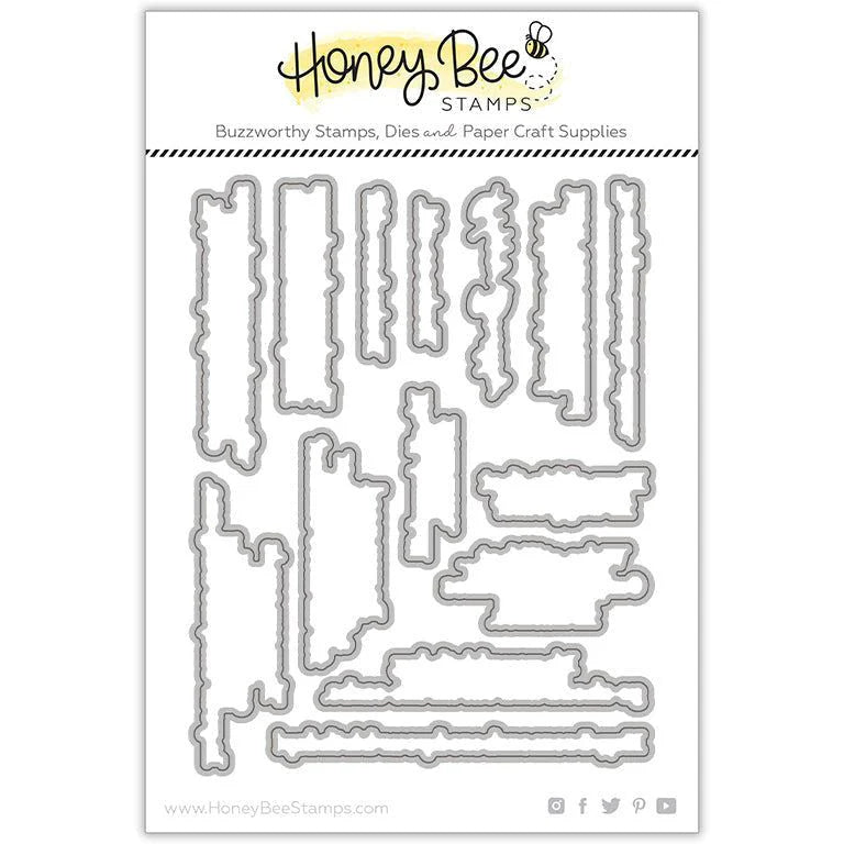 Honey Bee Inside Snarky Birthday Sentiments Clear Stamps And Dies Bundle Dies in Package