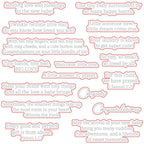 Honey Bee Inside Welcome Baby Sentiments Dies hbds-441