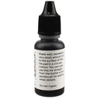 Honey Bee Intense Black Ink Pad And Reinker Bundle Back of Reinker