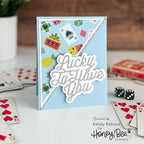 Honey Bee Jackpot Layering Stencils hbsl-163 Jackpot Card
