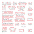 Honey Bee Keepsake Sentiments Fall Clear Stamps And Dies Bundle Sample Images