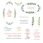 Honey Bee Laurel Wishes Clear Stamps hbst-708