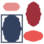 Honey Bee Laurel Wishes Layering Frames Dies hbds-lwshlf