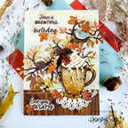 Honey Bee Life's Sweet Moments Clear Stamps And Dies Bundle Bobbi Lemanski Card