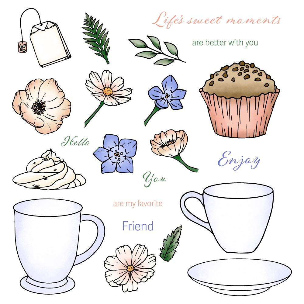 Honey Bee Life's Sweet Moments Clear Stamps hbst-664