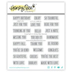 Honey Bee Little Labels Clear Stamps hbst-701