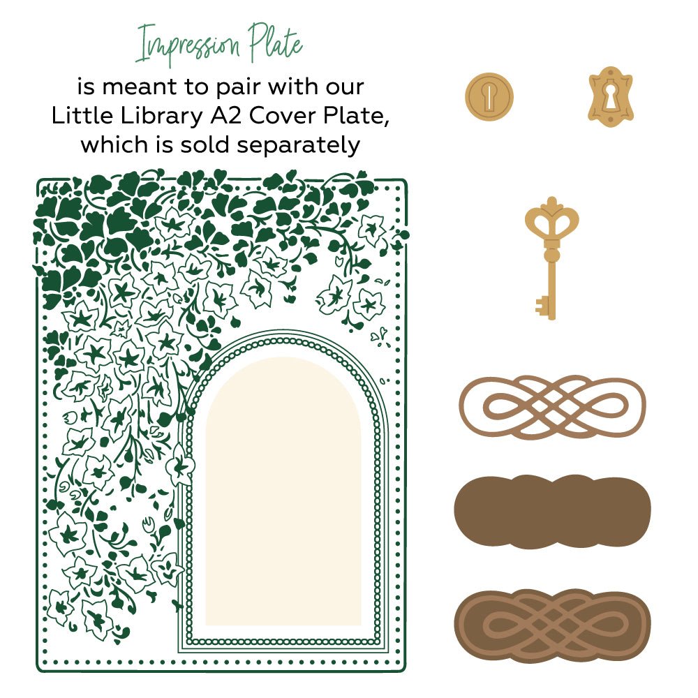 Honey Bee Little Library Chapter One Add-On Dies hbds-ltlbch1 Key Lock
