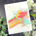 Honey Bee Love You Friend Clear Stamps hbst-628 Cocktail Card | color-code:ALT01