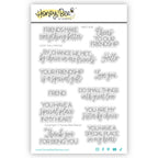 Honey Bee Love You Friend Clear Stamps hbst-628 Packaging Image