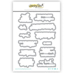 Honey Bee Love You Friend Stamps And Dies Bundle Wafer Thin In Pack