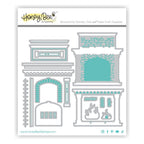 Honey Bee Lovely Layer Fireplace Dies hbds-llfire Metal Dies in Pack
