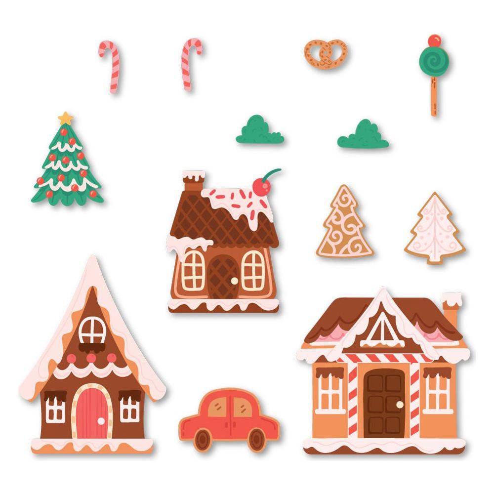 Honey Bee Lovely Layers Alice's Gingerbread Lane Dies hbds-llagl