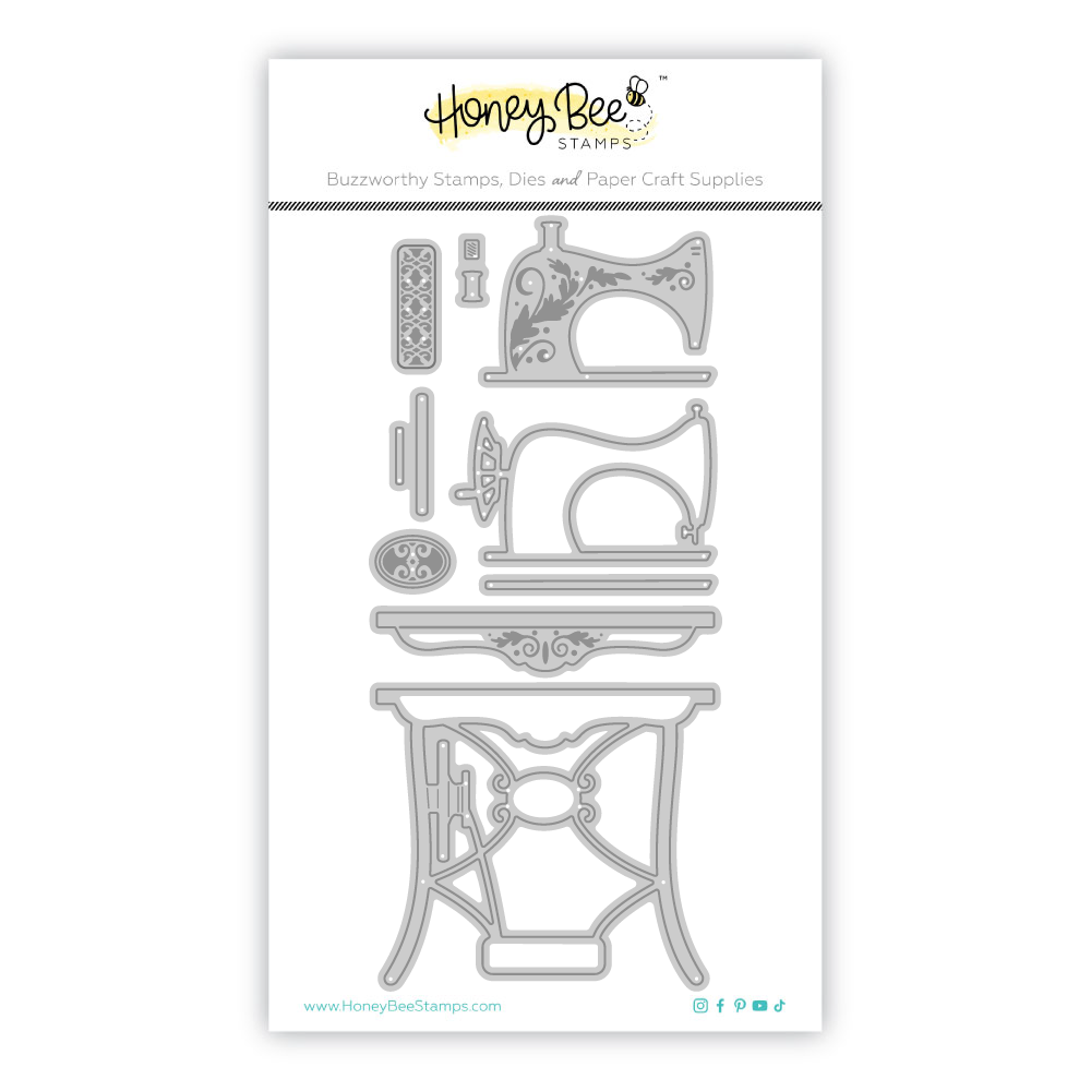 Honey Bee Lovely Layers Antique Sewing Table Dies hbds-llantst Product Image